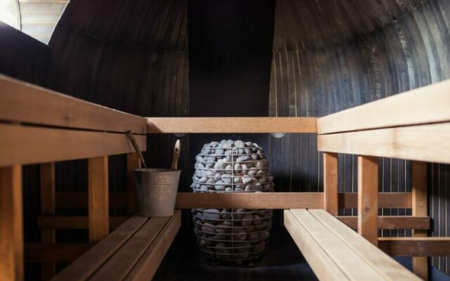 Moderne Sauna von Huum
